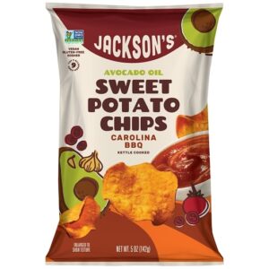 Jackson's Avocado Oil Carolina BBQ Sweet Potato Chips 5oz 12ct
